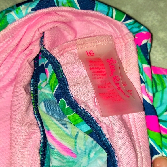 Lilly Pulitzer Bathing Swim Suit bottom skirt size 16 - Picture 2 of 3